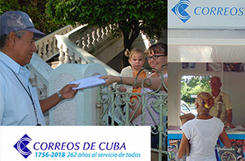 Concurso en homenaje al 262 años de establecido el Primer Servicio Oficial de Correos en Cuba, el 1ro de marzo de 1756. 262 años de establecido el Primer Servicio Oficial de Correos en Cuba, el 1ro de marzo de 1756.