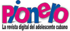 ogotipo de la revista Pionero, la revista de los adolescentes cubanos.